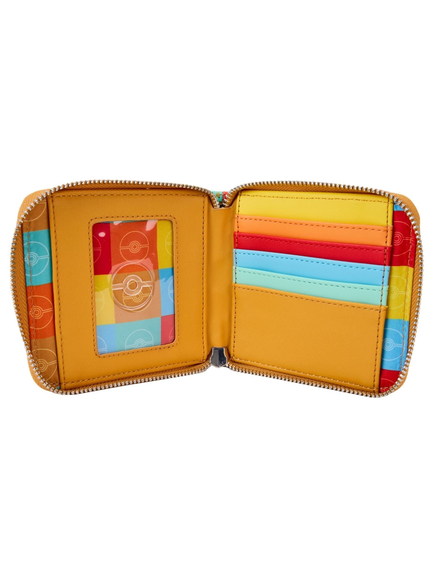 Loungefly x Pokemon Color Block Zip Around Wallet