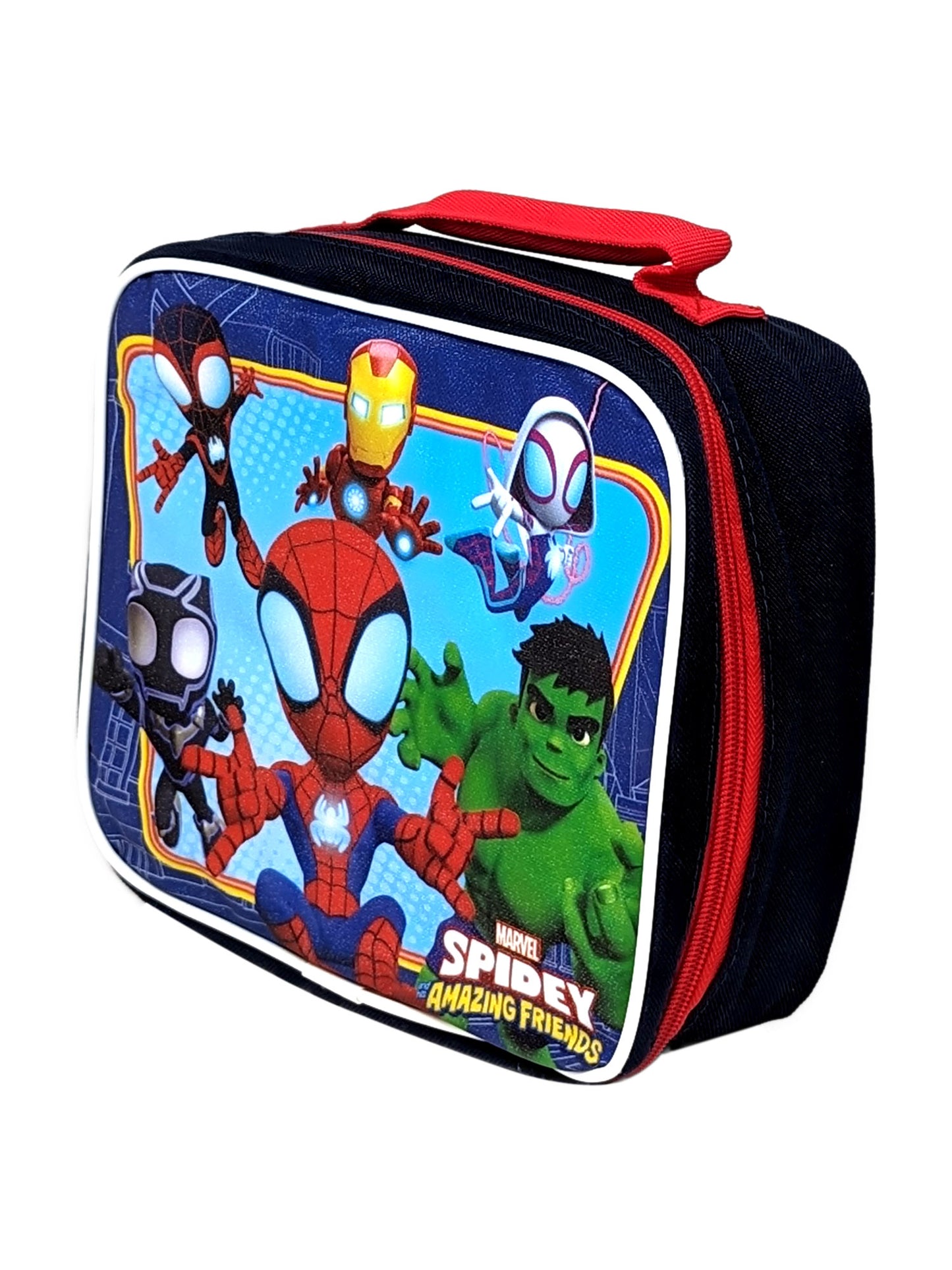 Spidey & Friends Insulated Lunch Bag Marvel Superhero Spider-Man Hulk