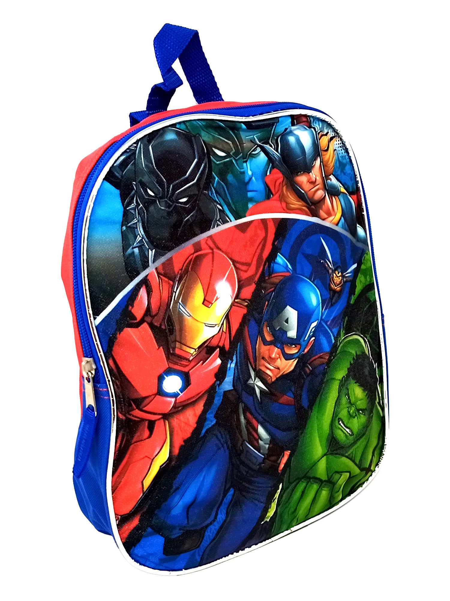 Marvel Avengers Small  Backpack 11" Thor & Spider-Man Zipper Pencil Pouch Set