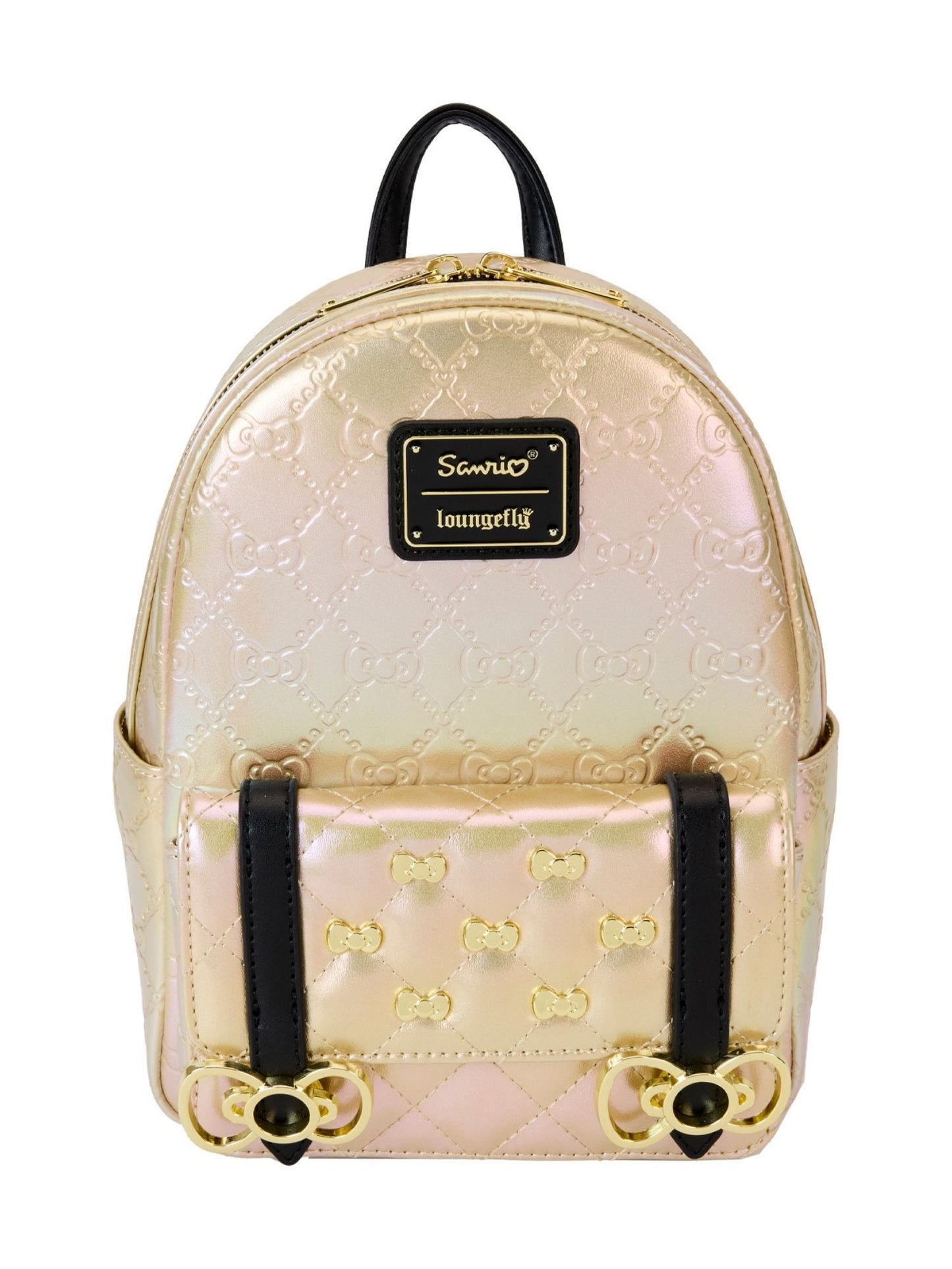 Loungefly x Sanrio Hello Kitty 50th Anniversary Gold Mini Backpack