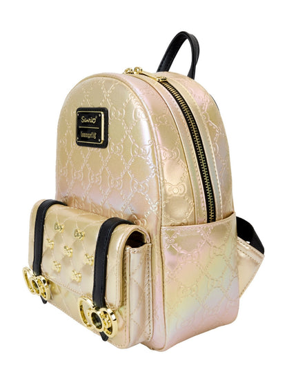 Loungefly x Sanrio Hello Kitty 50th Anniversary Gold Mini Backpack