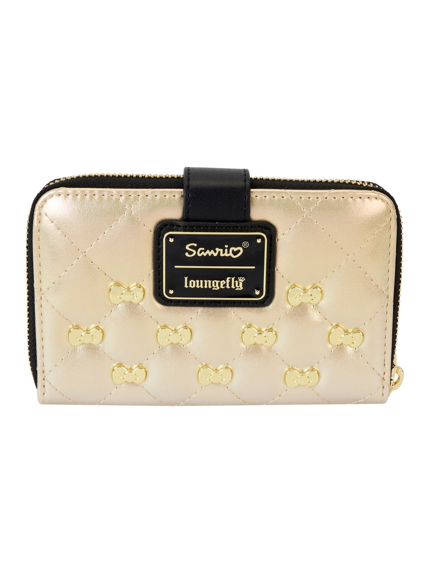 Loungefly x Sanrio Hello Kitty 50th Anniversary Gold Zip Around Wallet