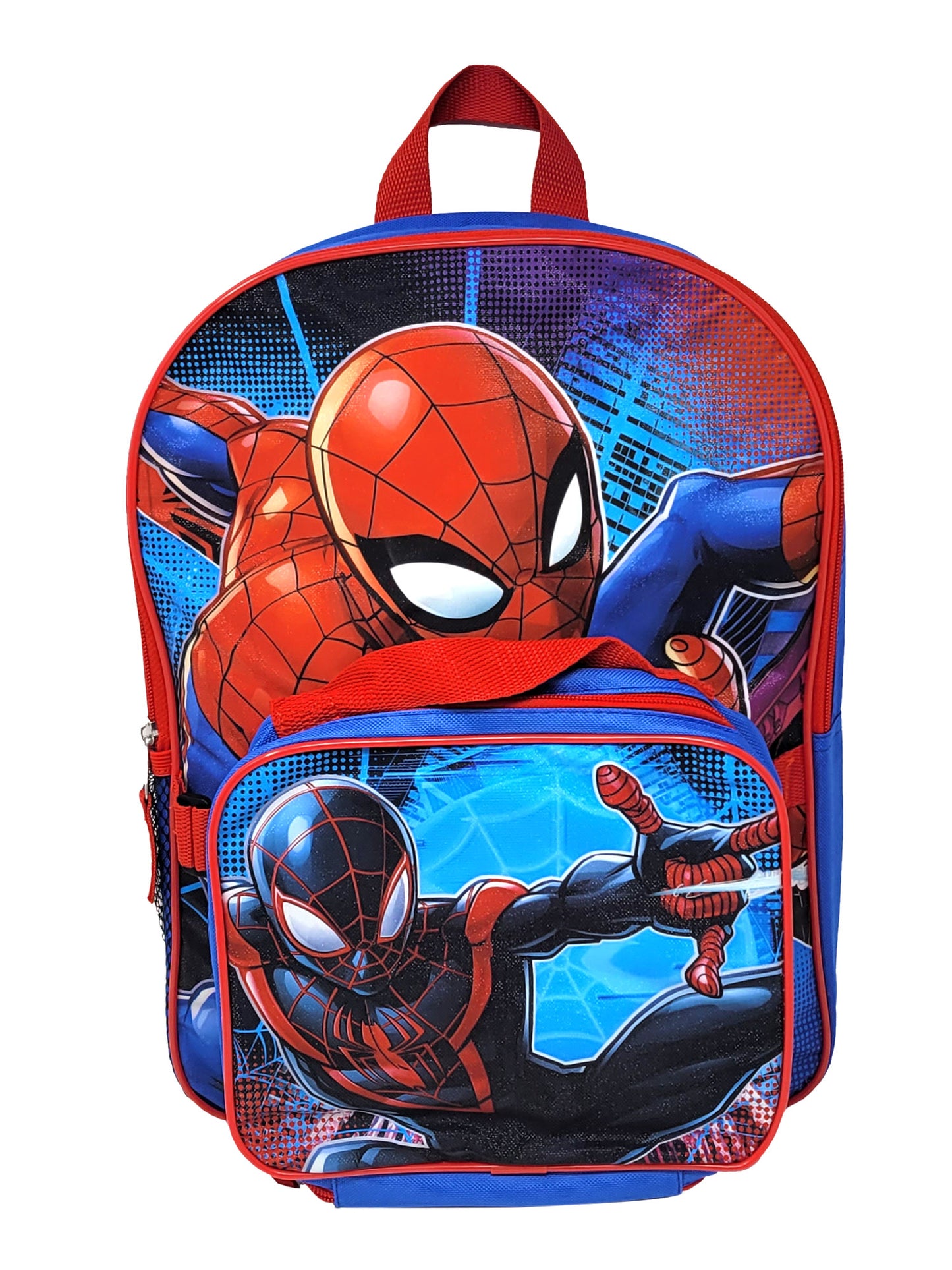 Boys Marvel Spider-Man Backpack Lunch Bag Insulated 2 Piece Set