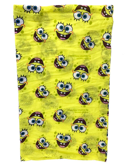 Kids Boys Spongebob 10 Pack  All-Over Print Neck Gaiter Lightweight Versatile