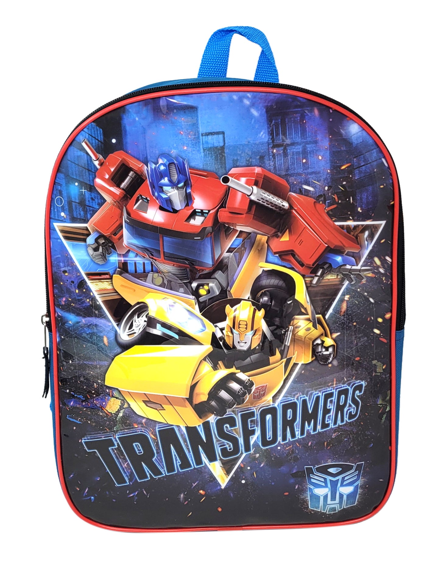 Transformers Backpack 15" Optimus Prime Bumblebee Autobots Kids Boys School Bag