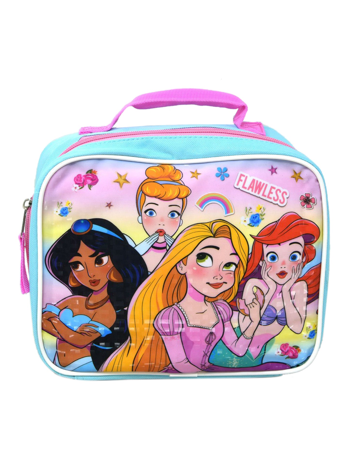 Disney Princesses Insulated Lunch Bag Rapunzel Jasmine Ariel Cinderella