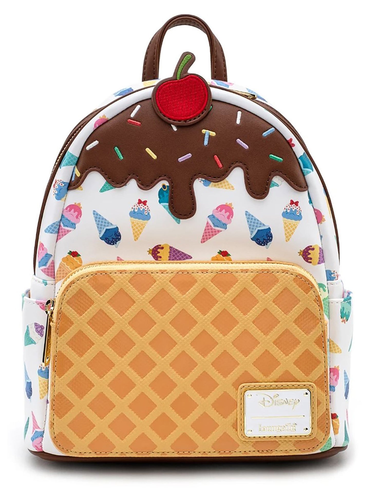 Loungefly x Disney Princess Ice Cream Cone Mini Backpack Handbag All-Over Print