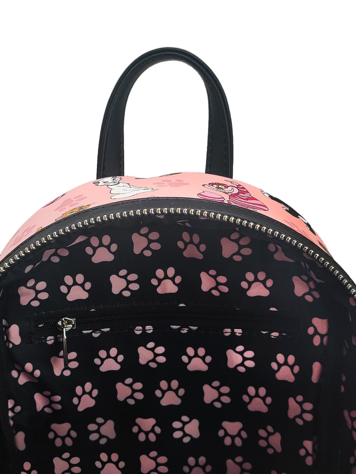 Loungefly x Disney Cats Mini Backpack Handbag All-Over Print Cheshire Marie