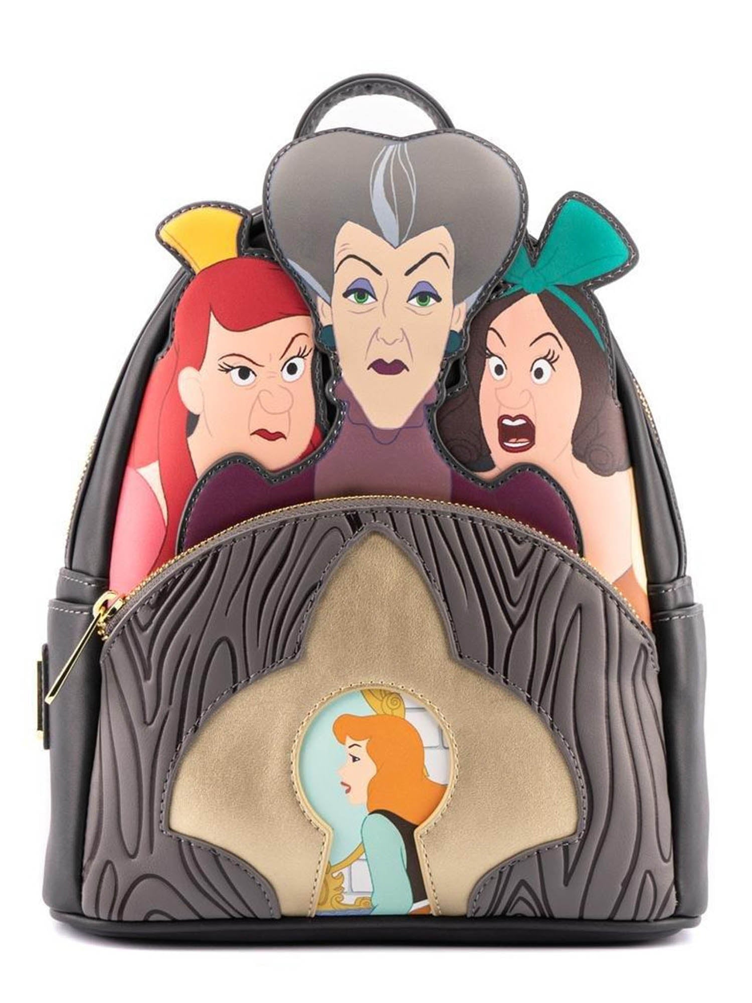 Loungefly x Disney Villains Evil Stepmother And Step Sisters Mini Backpack