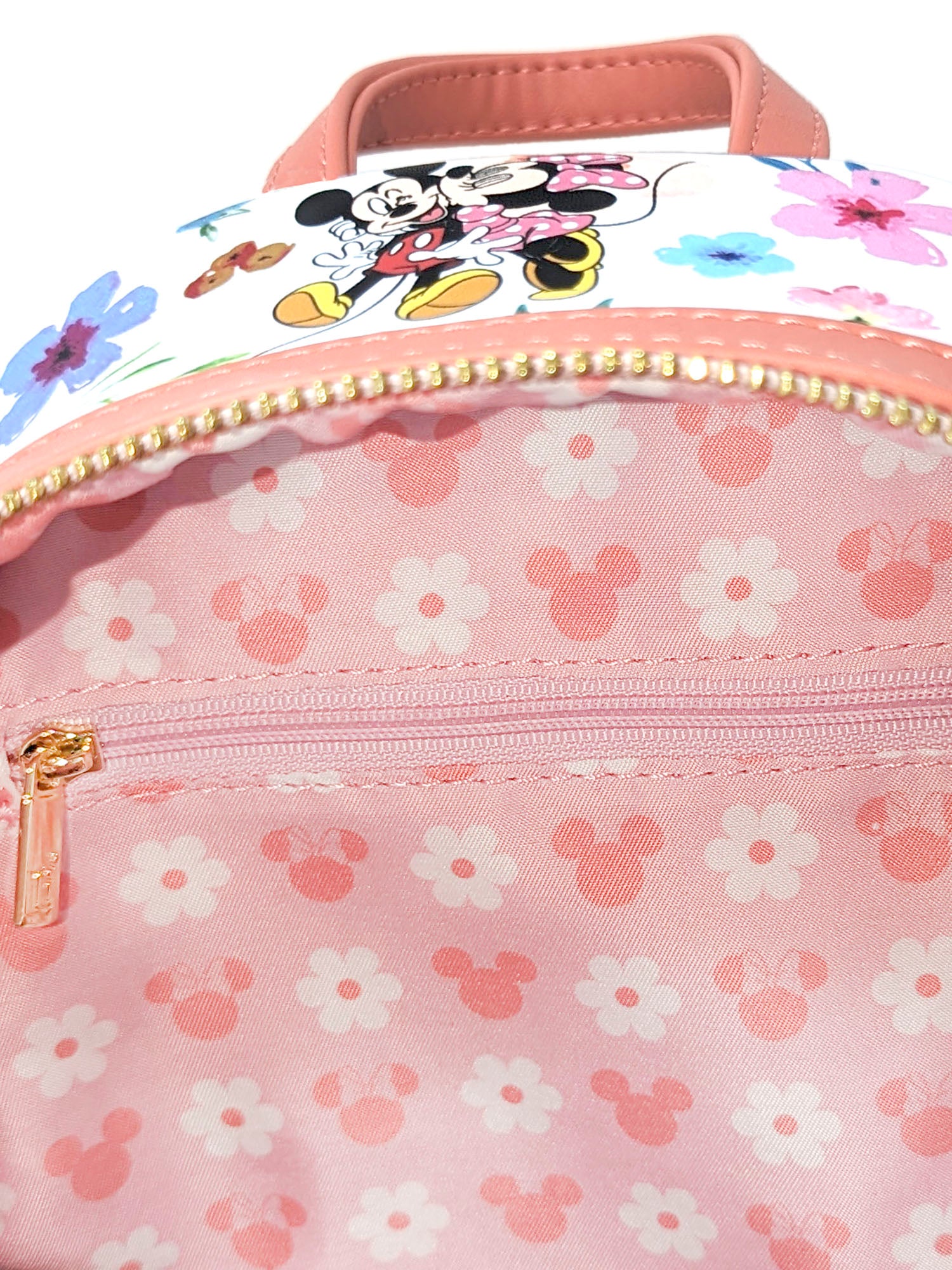 Loungefly x Disney Mickey & Minnie Mouse Floral Mini Backpack Handbag