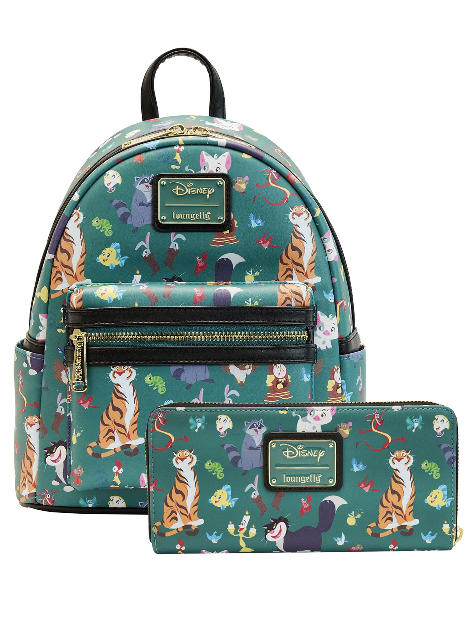 Loungefly x Disney Princess Sidekicks Mini Backpack & Zip Around Wallet Set