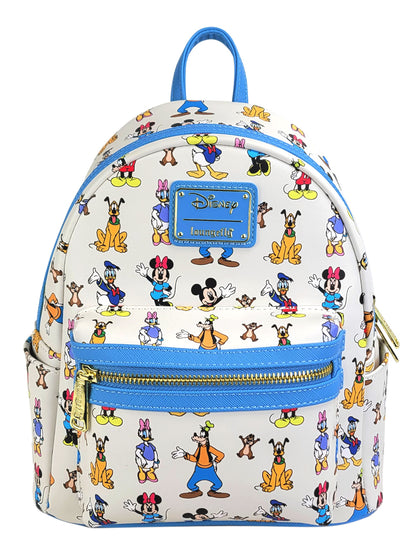 Loungefly x Disney Mickey Mouse & Friends Forward Backward Mini Backpack Handbag