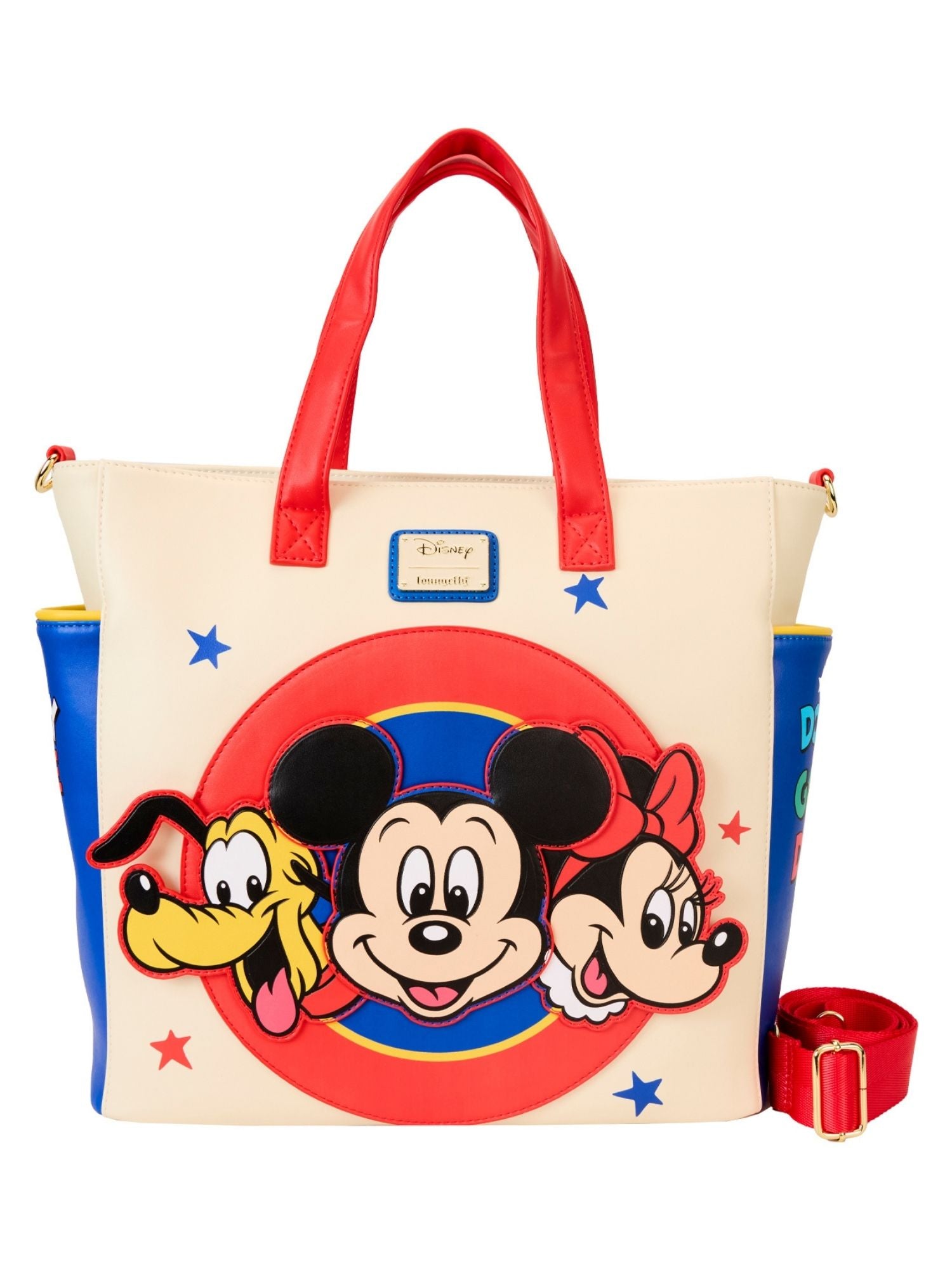 Loungefly x Disney Mickey And Friends Convertible Backpack Tote Bag