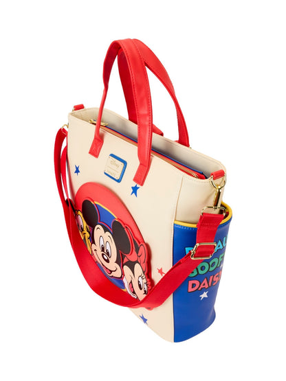 Loungefly x Disney Mickey And Friends Convertible Backpack Tote Bag