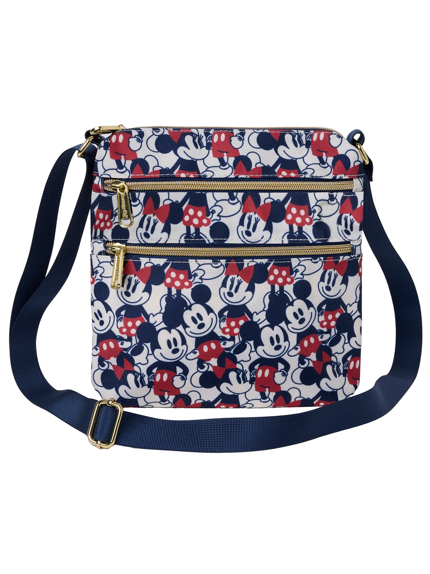 Loungefly x Disney Mickey & Minnie Mouse Passport Crossbody Bag All-Over Print