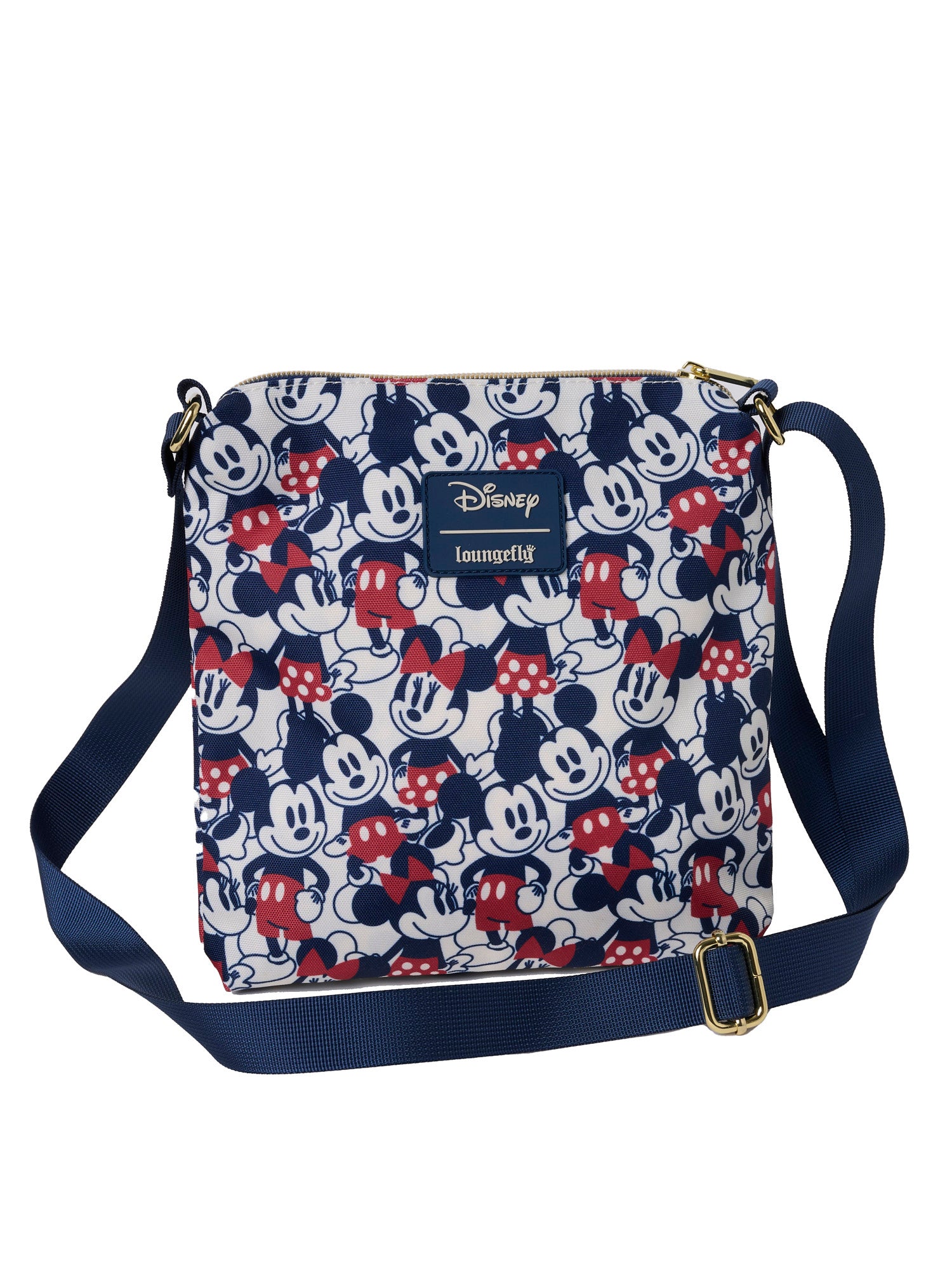 Loungefly x Disney Mickey & Minnie Mouse Passport Crossbody Bag All-Over Print