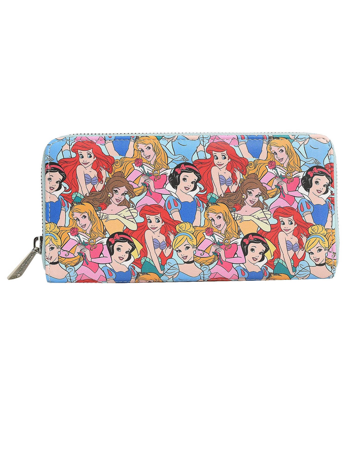 Loungefly x Disney Women's Zip Around Wallet Princess & Villains