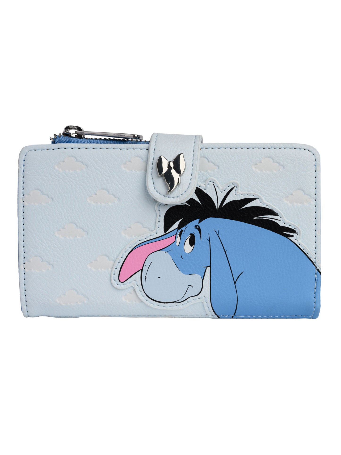 Loungefly x Disney Women's Eeyore Snap Flap Wallet Clouds