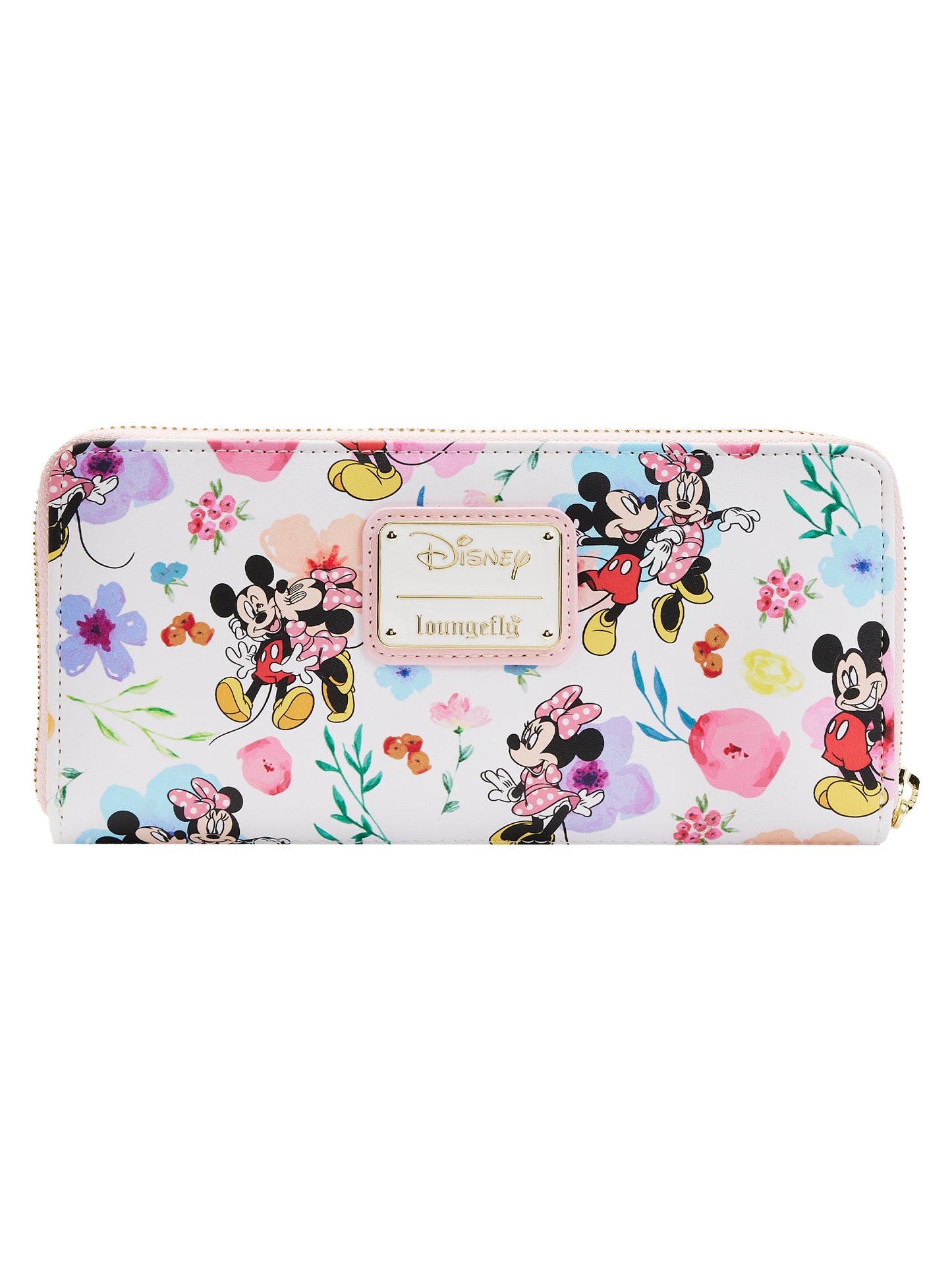 Loungefly x Disney Mickey and Minnie Mouse Floral Backpack & Zip Around Wallet