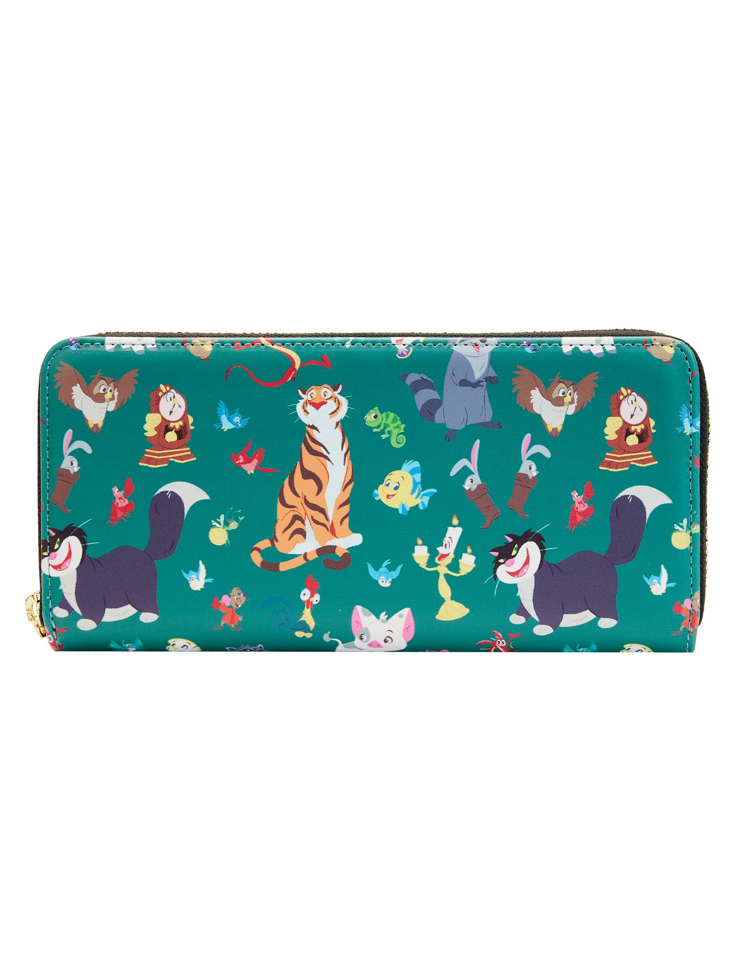 Loungefly x Disney Women's Princess Sidekicks Zip Around Wallet