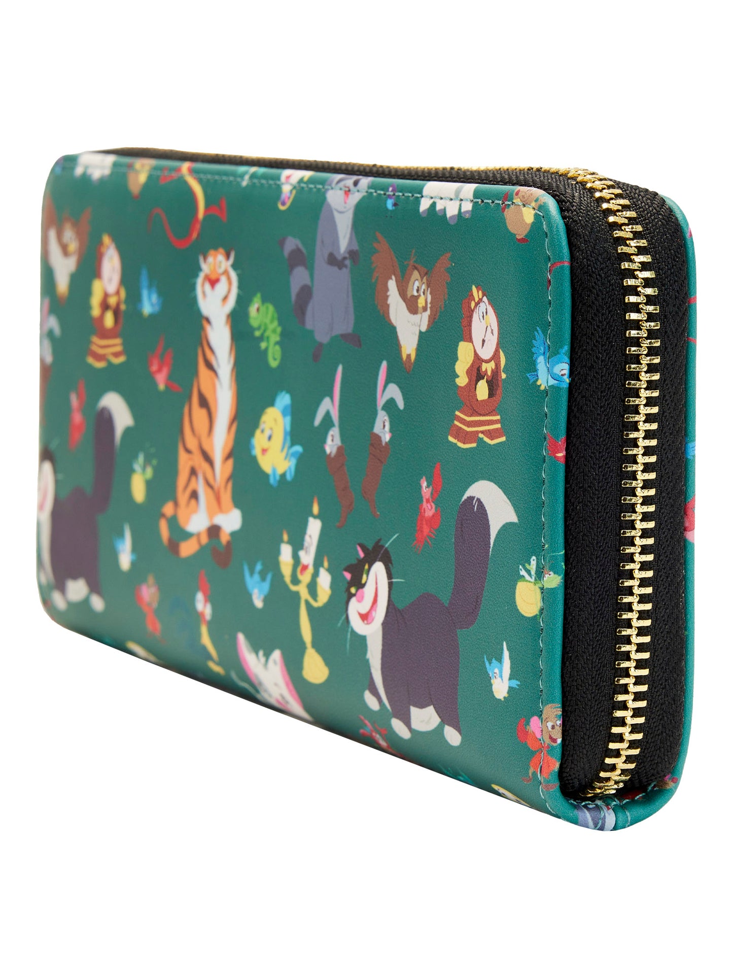 Loungefly x Disney Women's Princess Sidekicks Zip Around Wallet