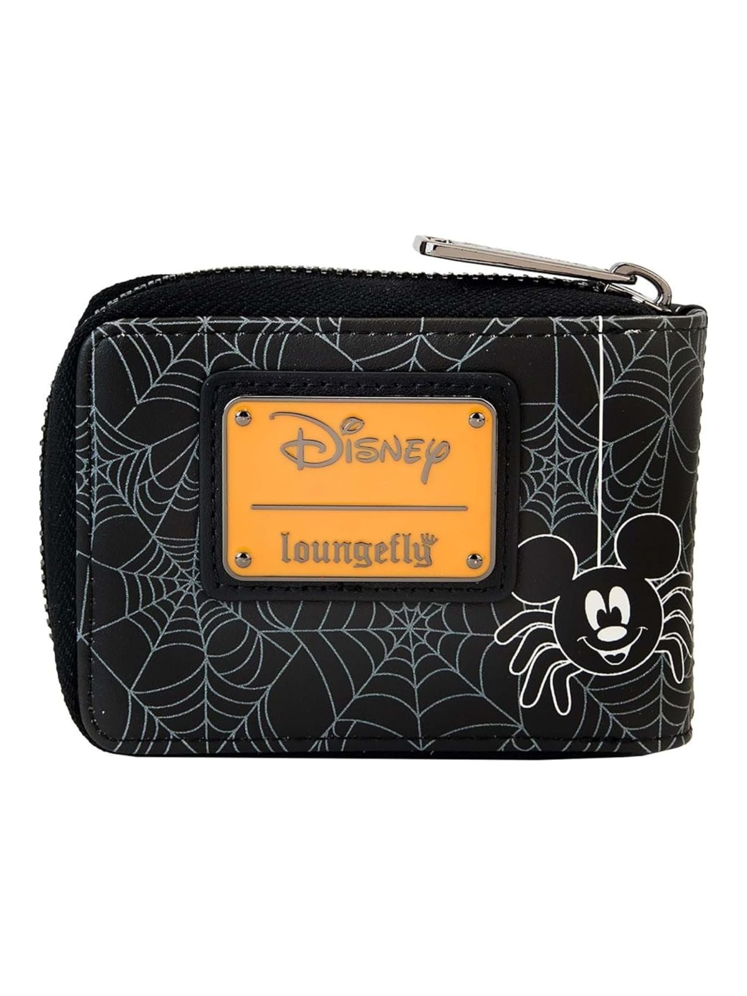 Loungefly x Disney Minnie Mouse Zip Around Accordion Wallet Spider Halloween