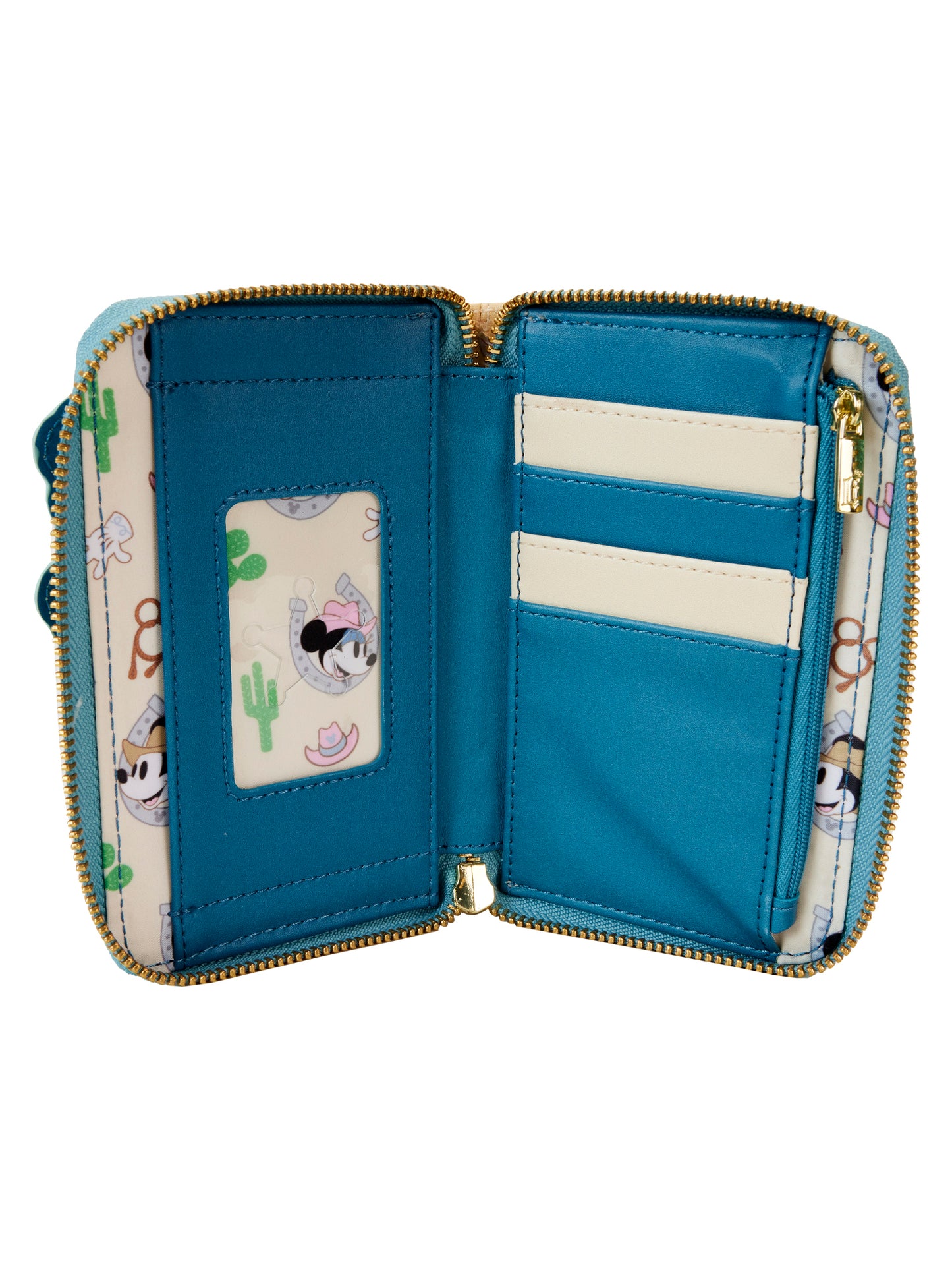 Loungefly x Disney Western Mickey & Minnie Mouse Zip Around Wallet