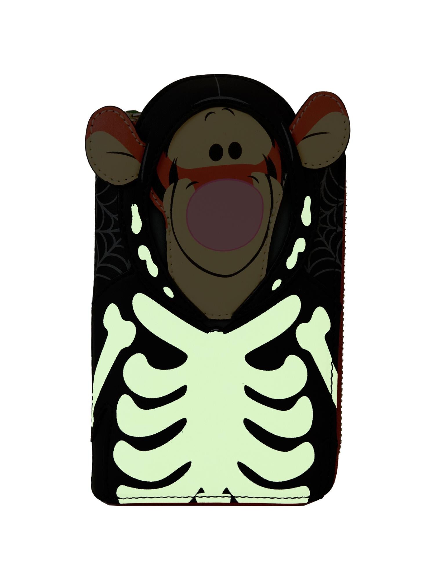 Loungefly x Disney Winnie The Pooh Tigger Skeleton Zip Around Wallet