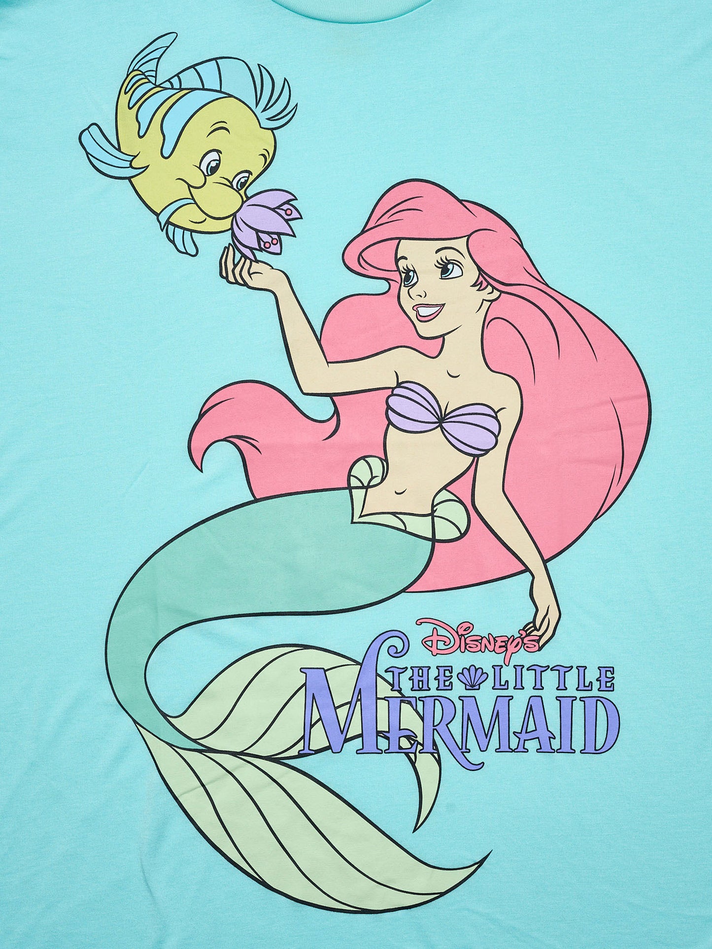 Women's Plus Size The Little Mermaid Ariel Pajama Set T-Shirt & Pants Disney